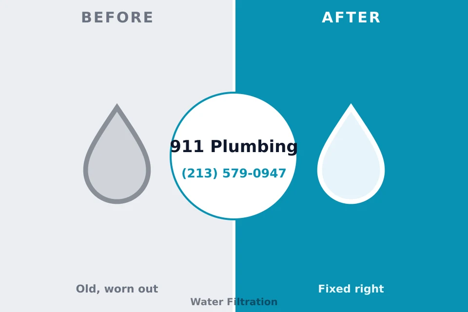 Before and after: plumbing company Ingalls, IN